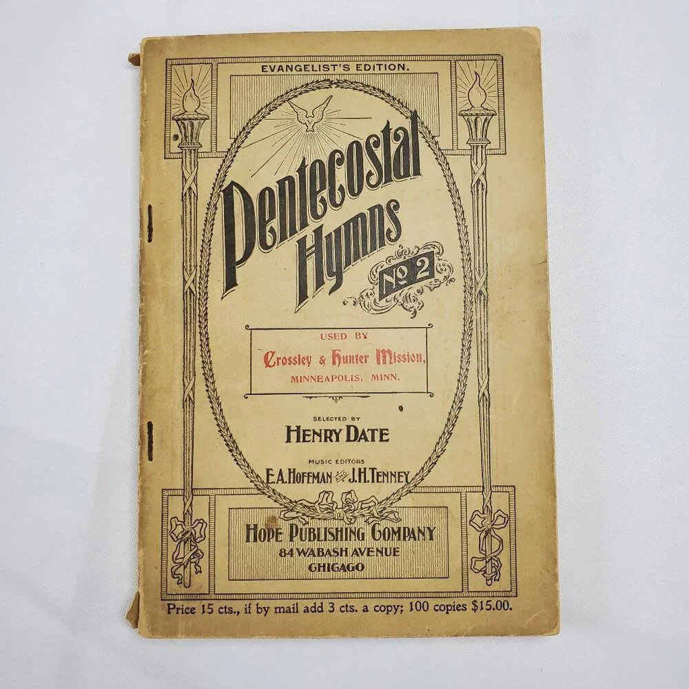 Pentecostal Hymns No. 2 Evangelists Edition 1898 By Henry Date Vintage Gospel